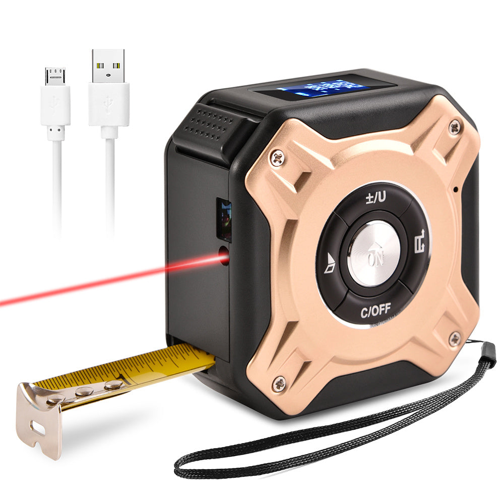 Laser Rangefinder Tape Measure 40 Meters Infrared Measuring Instrument Metre Numerique