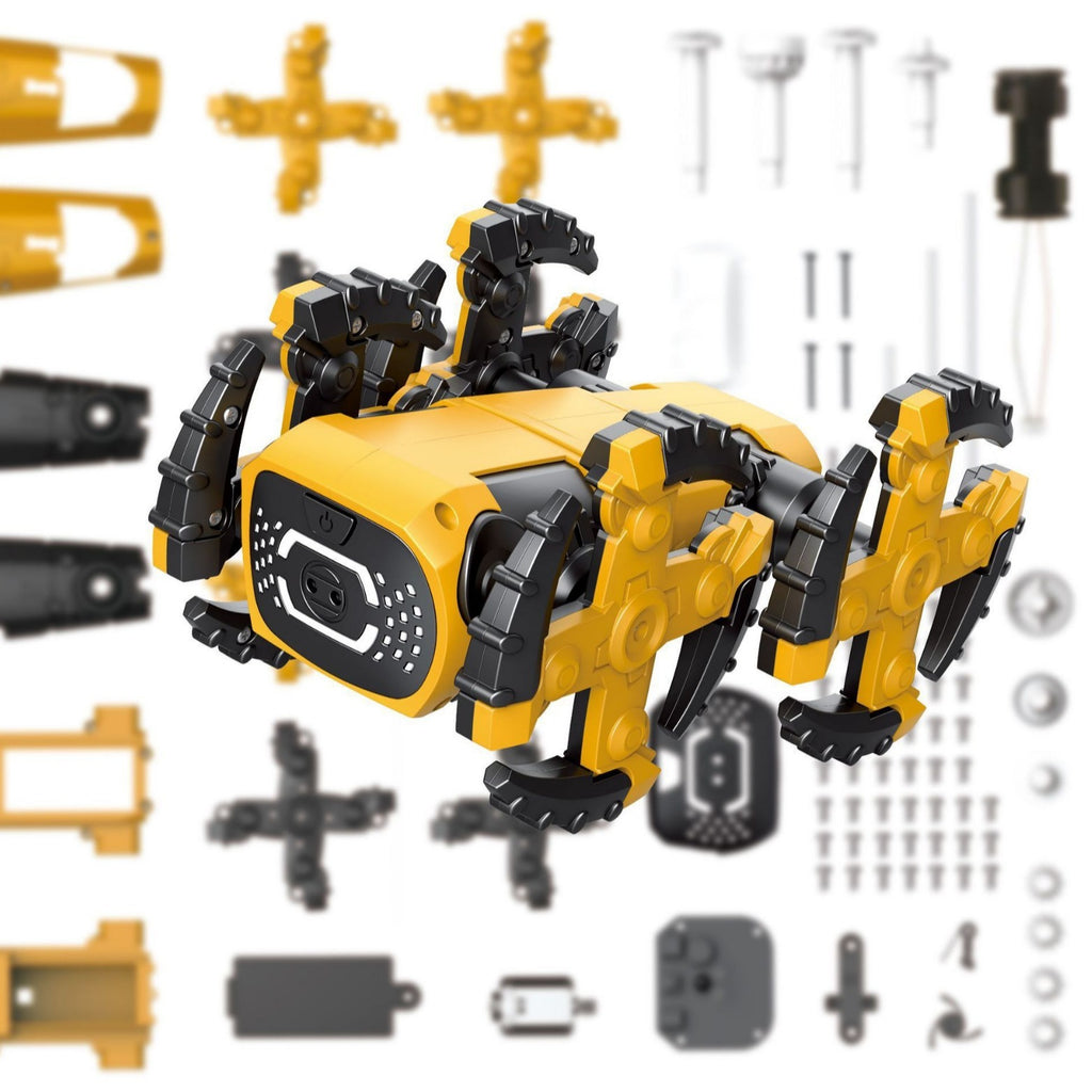 Assembly Smart Motorized Robot Gesture Sensing Obstacle Avoidance Mechanical Dog